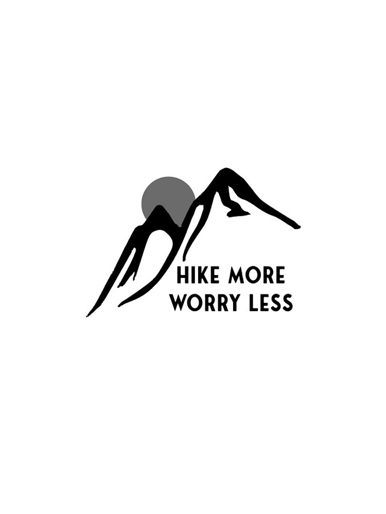 Thumbnail 4 of 4, iPhone Case, Sticker - Hike More Worry Less designed and sold by StickersStore.