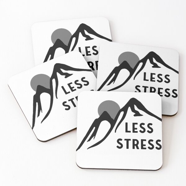 Item preview, Sticker - Less Stress designed and sold by StickersStore.