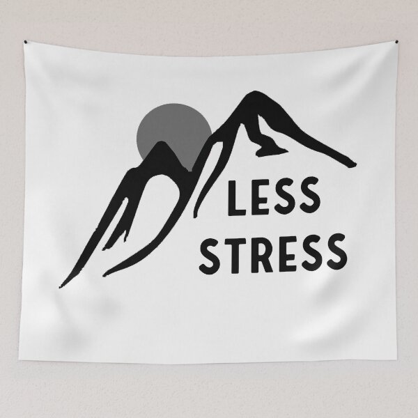 Item preview, Sticker - Less Stress designed and sold by StickersStore.
