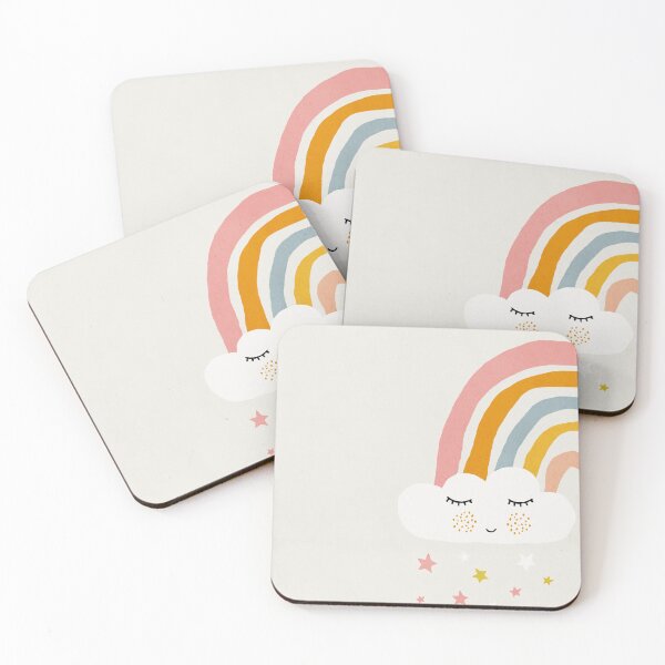 Item preview, Rainbow, Abstract, Mid century modern kids wall art, Nursery room designed and sold by juliaemelian.
