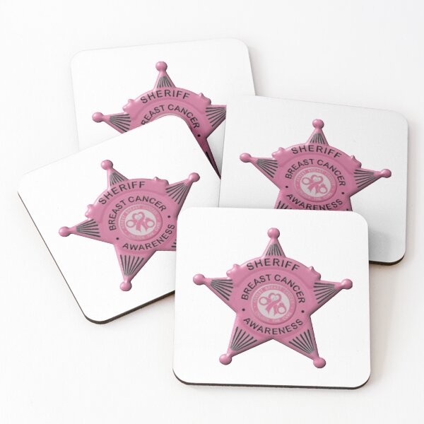 Item preview, Sheriff Breast Cancer designed and sold by Lawrence Baird.