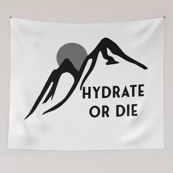 Item preview, Sticker - Hydrate Or Die designed and sold by StickersStore.