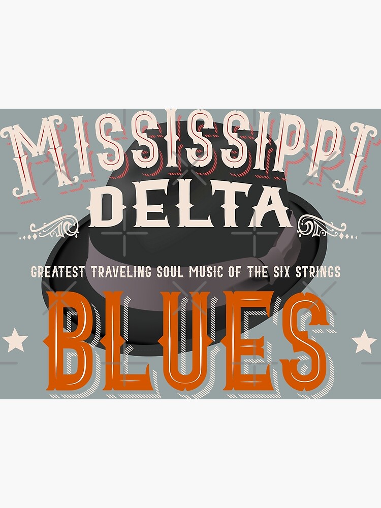 "Mississippi Delta Blues Vintage" Poster For Sale By Space95tees ...