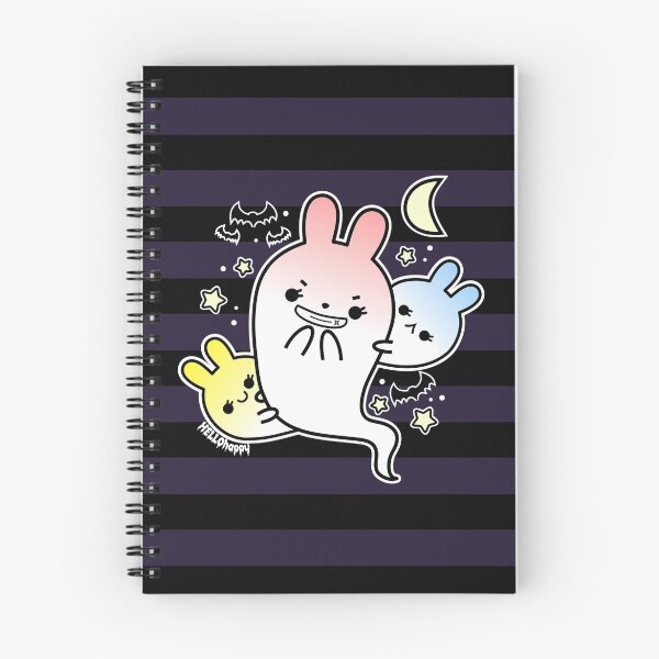 Item preview, naughty halloween bunny ghost designed and sold by hellohappy.