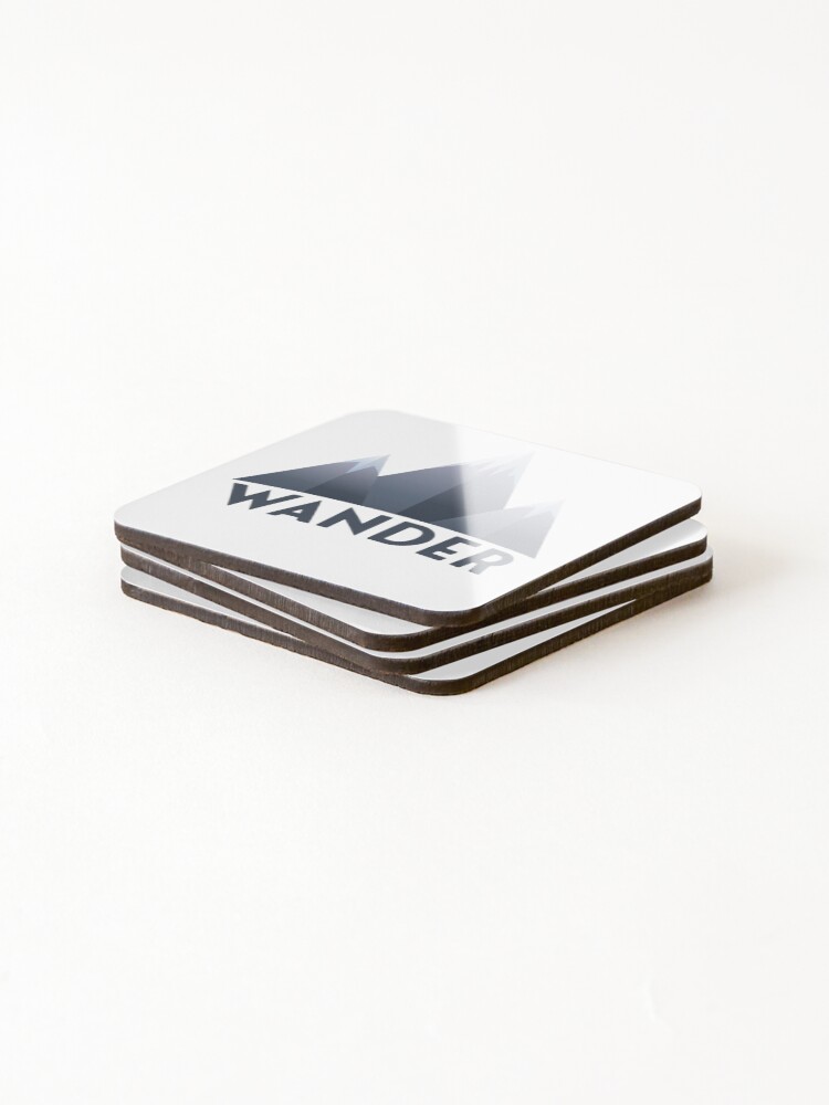 Thumbnail 4 of 5, Coasters (Set of 4), Sticker - Wander designed and sold by StickersStore.