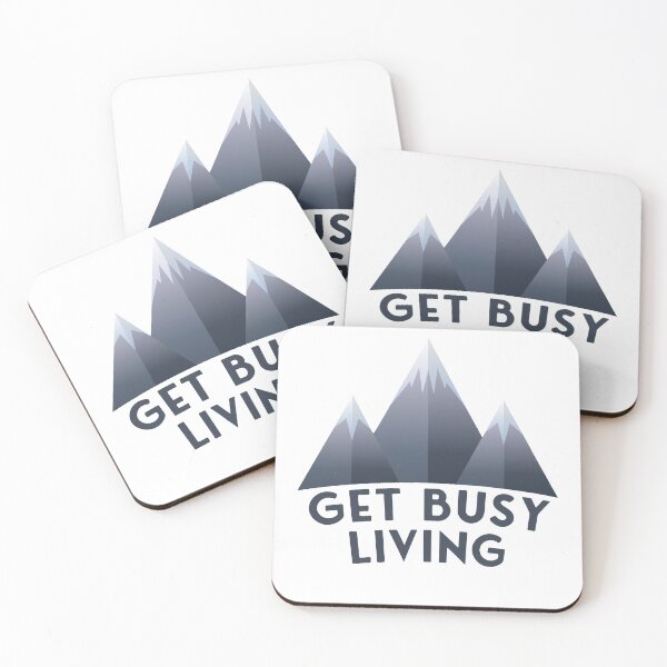 Item preview, Sticker - Get Busy Living designed and sold by StickersStore.