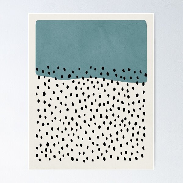 Item preview, Abstract, Rain, Mid century modern kids wall art, Nursery room designed and sold by juliaemelian.