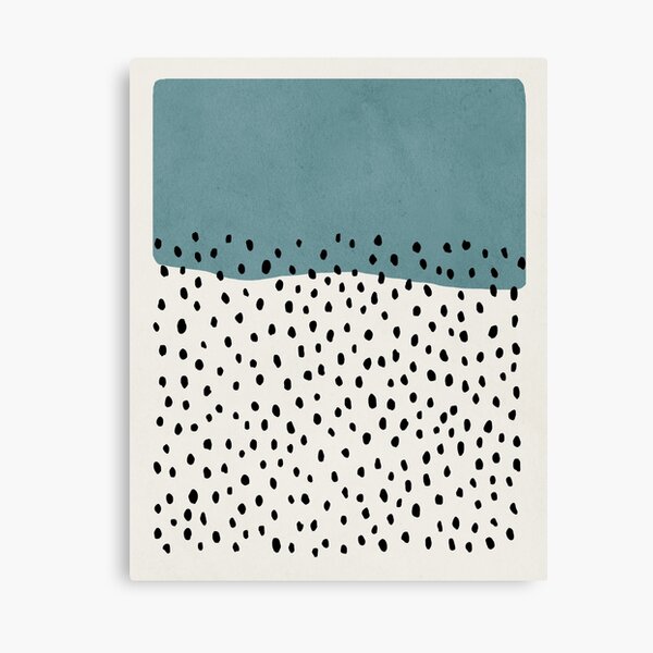Aperçu de l'œuvre Abstrait, pluie, art de mur d'enfants modernes du milieu du siècle, chambre d'enfant créée et vendue par juliaemelian.