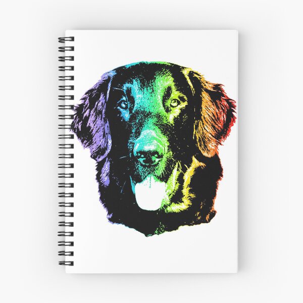 Item preview, Rainbow Flat-Coated Retriever  designed and sold by Child of the Corn Designs.