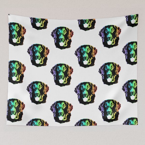 Item preview, Perro perdiguero revestido de arco iris designed and sold by Child of the Corn Designs.