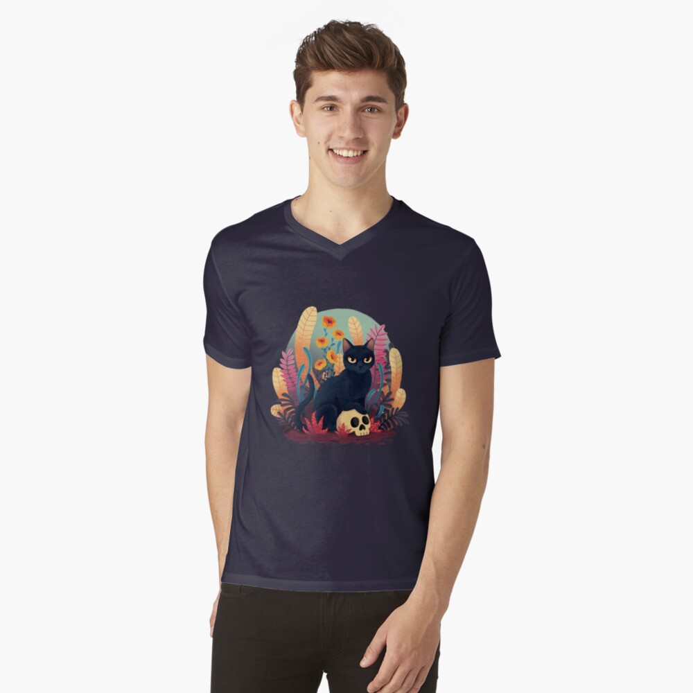 Item preview, V-Neck T-Shirt designed and sold by hellocloudy.