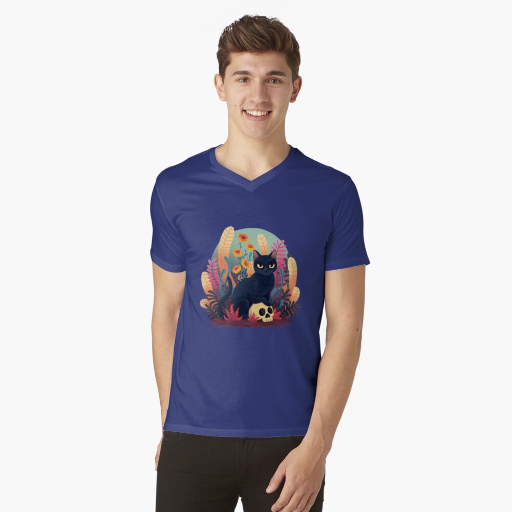 Item preview, V-Neck T-Shirt designed and sold by hellocloudy.