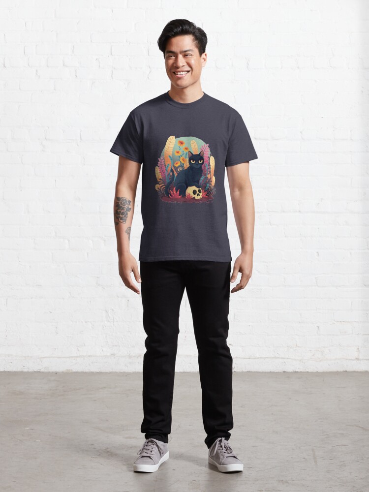 Alternate view of Skull kitty Classic T-Shirt