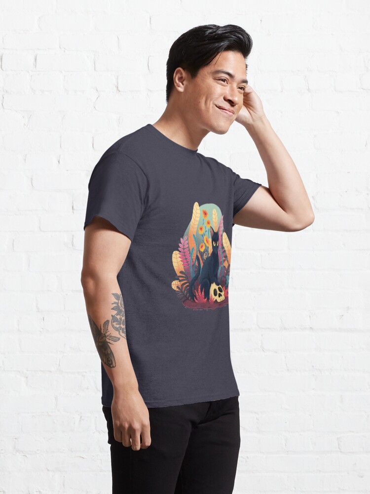 Alternate view of Skull kitty Classic T-Shirt