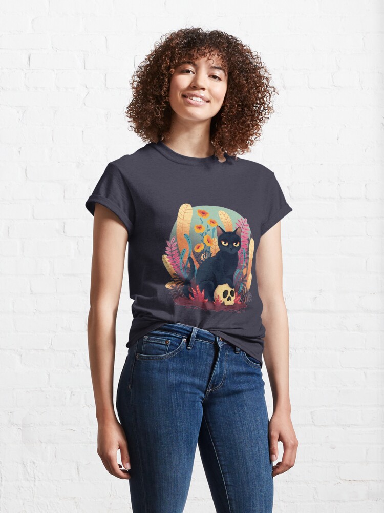 Alternate view of Skull kitty Classic T-Shirt