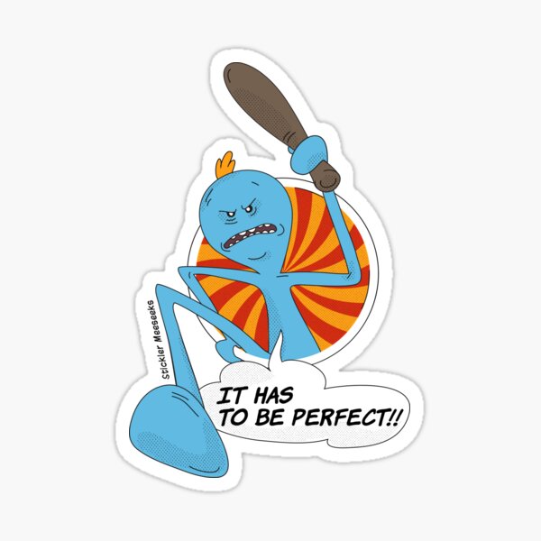 Stickler Meeseeks Sticker