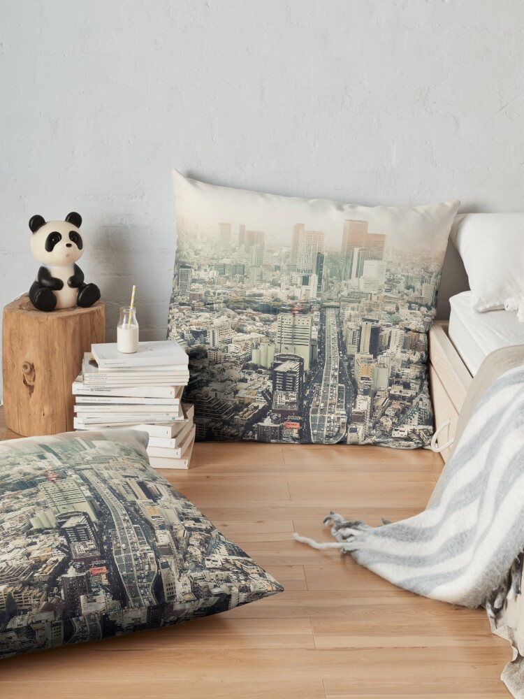 Alternate view of From Shibuya to Roppongi Floor Pillow