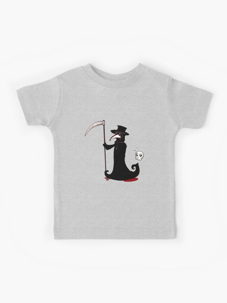 Plague Doctor Death Kids T Shirt By Fishwithatophat Redbubble - the plague doctor t shirt 2 roblox