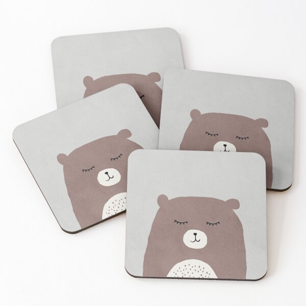 Item preview, Bear, Abstract, Mid century modern kids wall art, Nursery room designed and sold by juliaemelian.