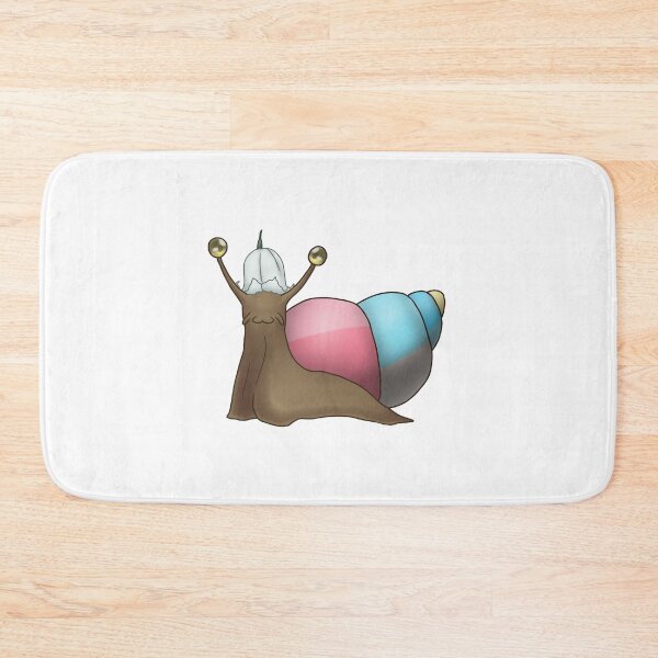 Item preview, Genderflux Pride Snail with Flower Hat designed and sold by PrideSnails.