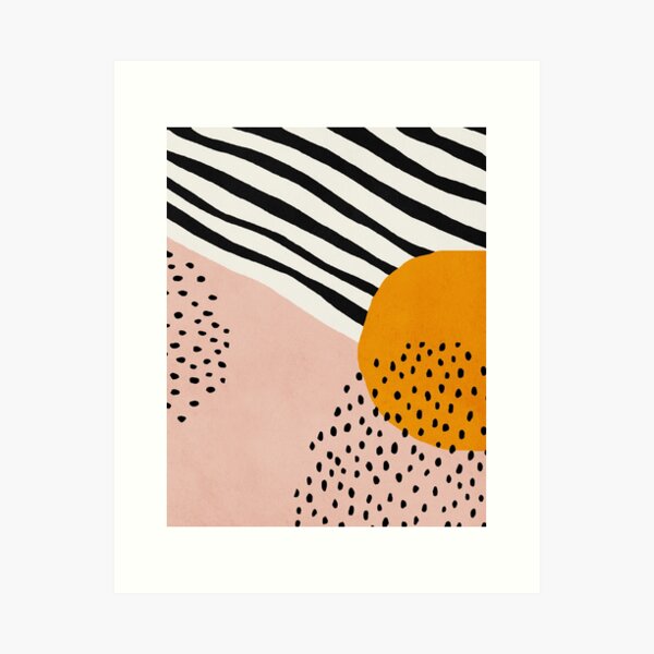 Item preview, Abstract, Mid century modern wall art designed and sold by juliaemelian.