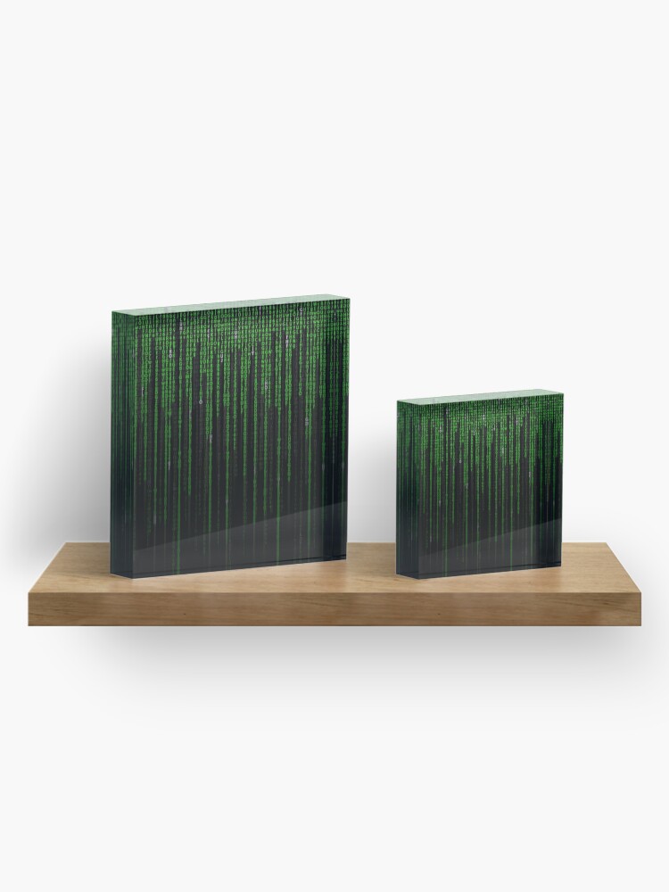 Alternate view of matrix code Acrylic Block