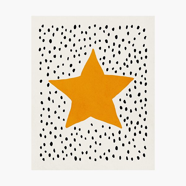Item preview, Star, Abstract, Mid century modern wall art designed and sold by juliaemelian.