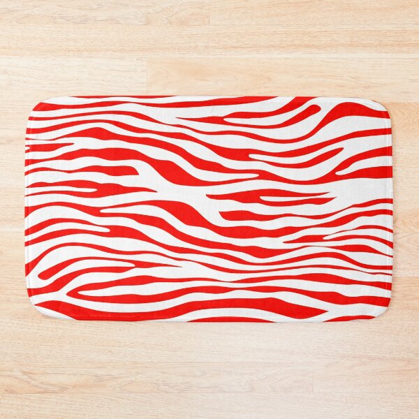Artikelvorschau, Rote und weiße Zebrastreifen entworfen und verkauft von Angelandspot.
