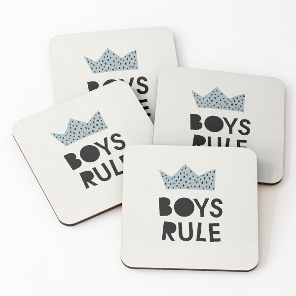 Item preview, Boys rule, Abstract, Mid century modern kids wall art, Nursery room designed and sold by juliaemelian.