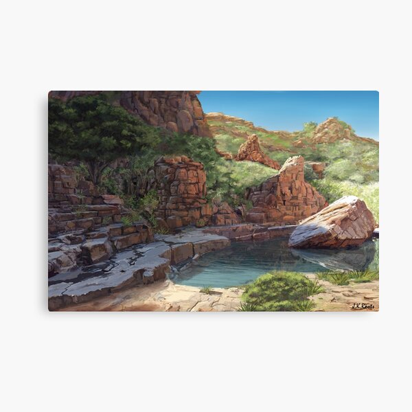 Item preview, Outback Oasis designed and sold by J.K.Roots Art.