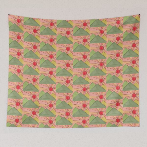 Item preview, Mountain Sunrise - Watercolor Painting designed and sold by Apothekori.