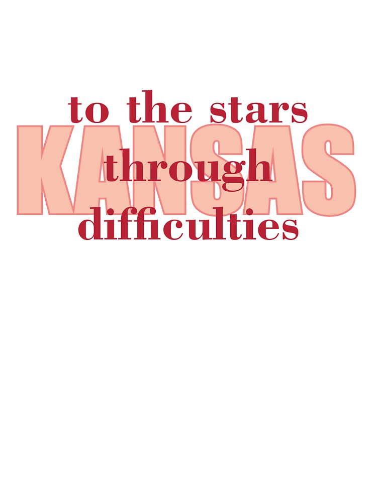 State Of Kansas Motto Of Kansas Kids T Shirt By Oleo79 Redbubble