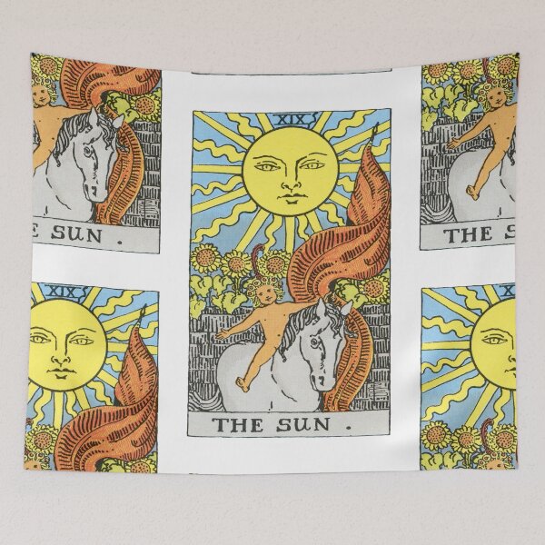 Item preview, RWS ‘The Sun’ Tarot Image designed and sold by TheTarotShop.