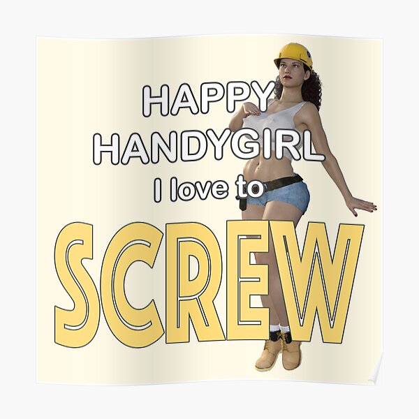 Handygirl love to screw with the handyman. Poster