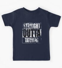 Straight OUTTA Tatooine - Star Wars - distressed Kids Tee