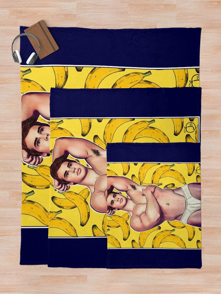Alternate view of Banana Cream Throw Blanket