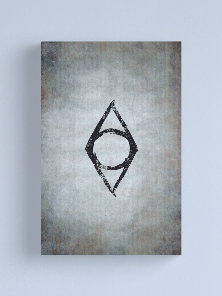 Alternate view of Thieves Guild Logo · Distressed Canvas Print