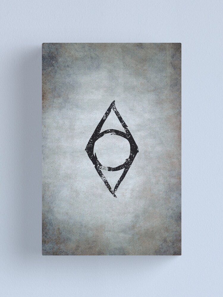 Alternate view of Thieves Guild Logo · Distressed Canvas Print