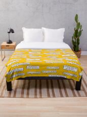 spongebob quotes Throw Blanket