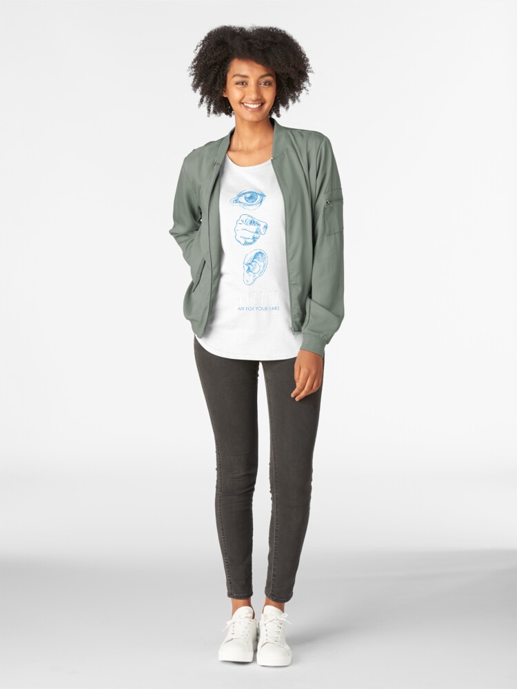 Alternate view of JAZZIZ “Art For Your Ears” Premium Scoop T-Shirt