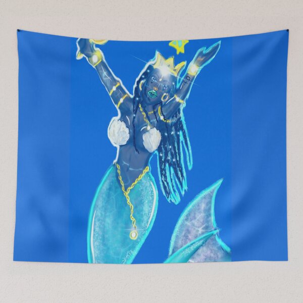 Item preview, Yemoja The Black Mermaid Version 4 designed and sold by ArtBecomesHer2.