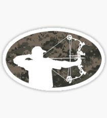Bow Hunter Sticker (camo version) Sticker