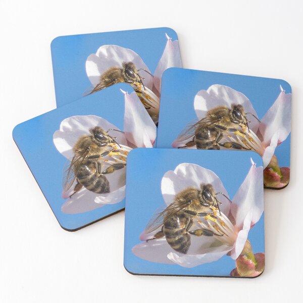 Item preview, Gift idea Bee on blossom save the bees designed and sold by Katja LebenFreude.