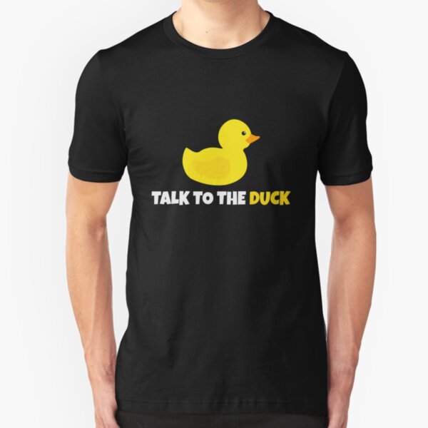 Programmer Rubber Duck Slim Fit T-Shirt