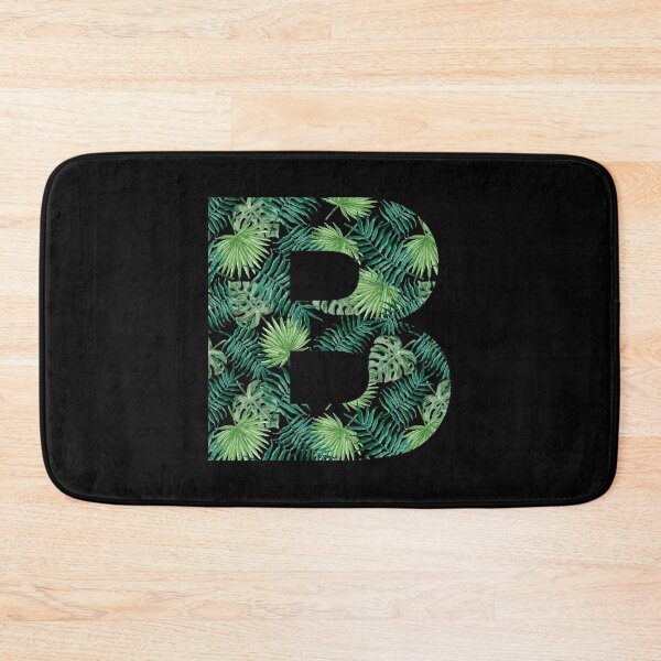 Item preview, B letter - palm leaves designed and sold by adiosmillet.