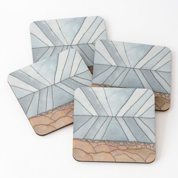 Item preview, Sea and Sky Reflection - Watercolor Painting designed and sold by Apothekori.