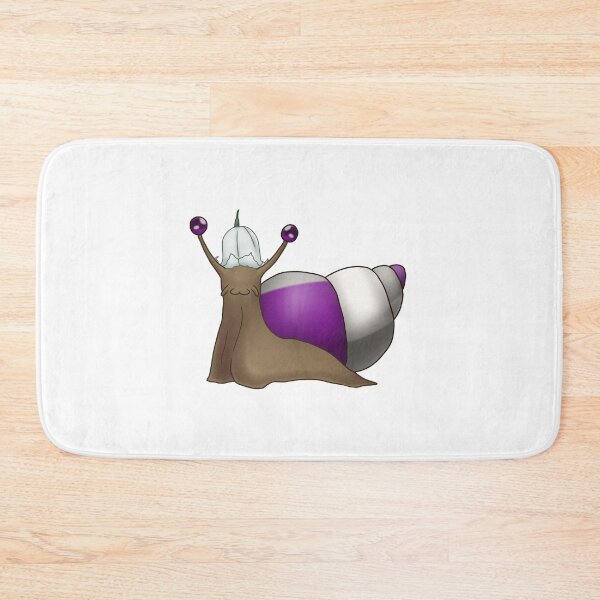 Item preview, Gray Ace Greysexual Pride Snail with Flower Hat designed and sold by PrideSnails.