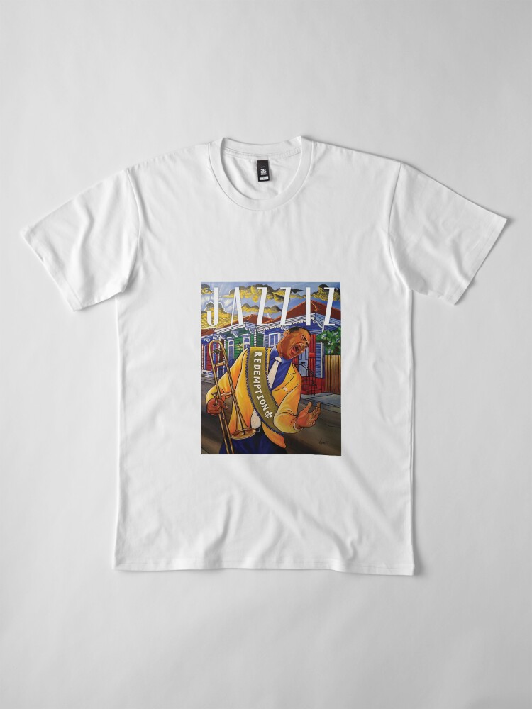 Alternate view of JAZZIZ “Redemption” Premium T-Shirt
