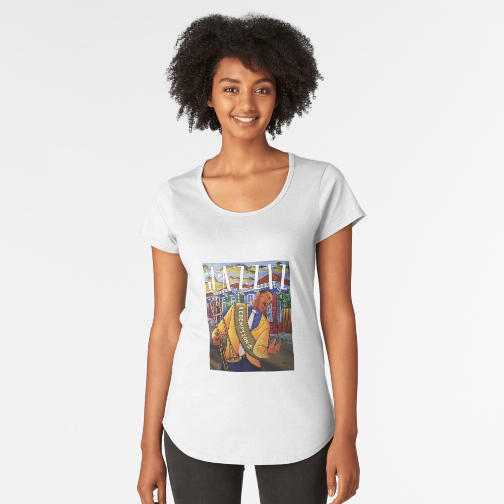 JAZZIZ “Redemption” Premium Scoop T-Shirt