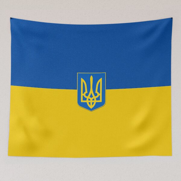 Item preview, Flag of Ukraine and Coat of arms of Ukraine, Ukrainian Patriotic Gift designed and sold by levsal.
